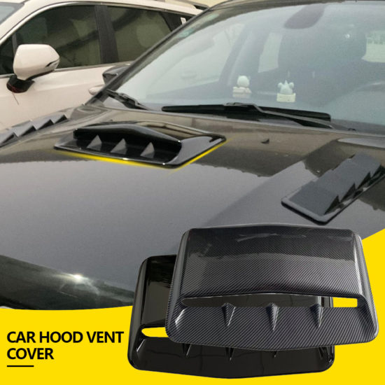 Car Air Flow Intake Hood Decorative 3PCS Cover Air Outlet Hood Universal Auto Exterior Accessories - Image 3