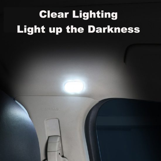 LED Touch Light Auto Wireless Ambient Lamp Roof Reading Lamp USB Charging Car Bedroom Night Light - Image 2