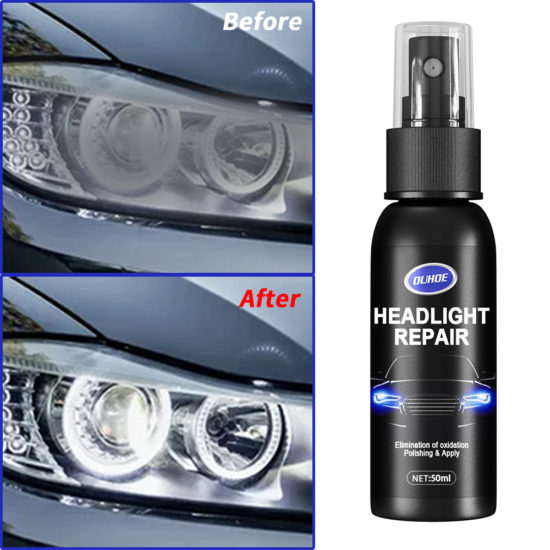 Car Headlight Polishing Agent Scratch Remover Repair Fluid Headlight Polish And Maintenance Liquid Kit Auto Accessories - Image 2