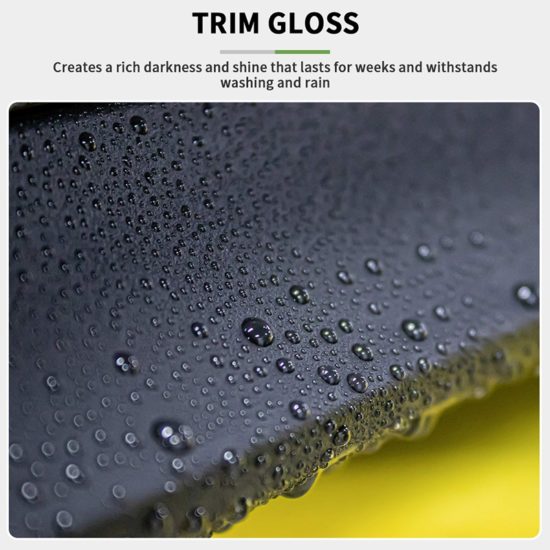 Black Plastic Restorer Polish And Repair Coating Renovator For Car Detailing HGKJ 24 - Image 3