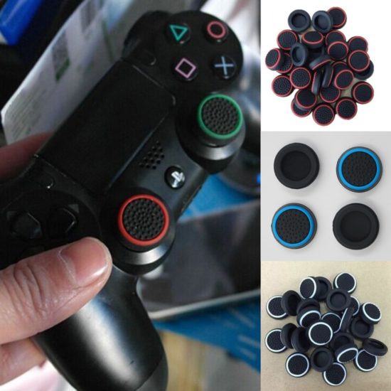 4Pcs Silicone Stick Grip Cover For Sony PS4/PS3/PS2 XBOX ONE controller Accessory