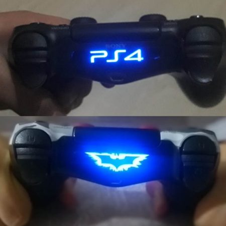 2PCS For PlayStation 4 Stickers LED Light Bar Creative Design