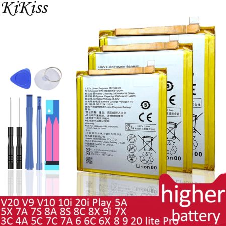 Battery For Huawei Honor 3C-4A-5C-7C-7A-6-6C-6X-8-9-20litePro for Honor 5X-7A-7S-8A-8S-8C-8X-9i-7X V20-V9-V10-10i-20i Play 5A