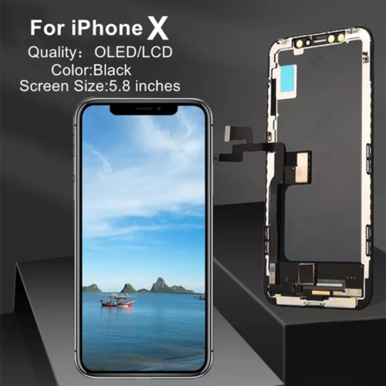 ⁦OLED LCD For iPhone X-XR-XsMax 11Pro-Max 12ProMax Display Touch Screen Digitizer Assembly No Dead Pixel⁩ - الصورة ⁦2⁩