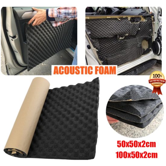 Mat Cotton Insulation Soundproof For Hood Doors Heatproof Wave - Image 2