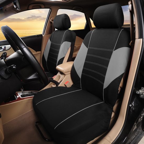 Car Seat Covers Airbag compatible Fit Most Cars 100% Breathable with 2mm Composite Sponge Polyester Cloth - Image 2