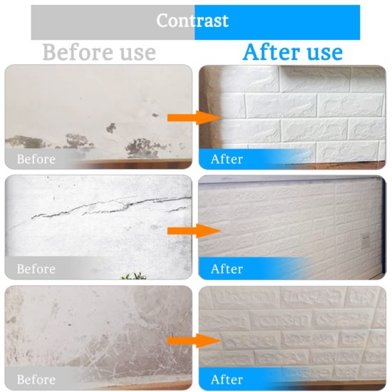 3D Wallpaper Self-adhesive Foam Brick Thicken Wallpaper 1/3/5/10 m Waterproof and Oilproof DIY Living Room Home Decoration - Image 2