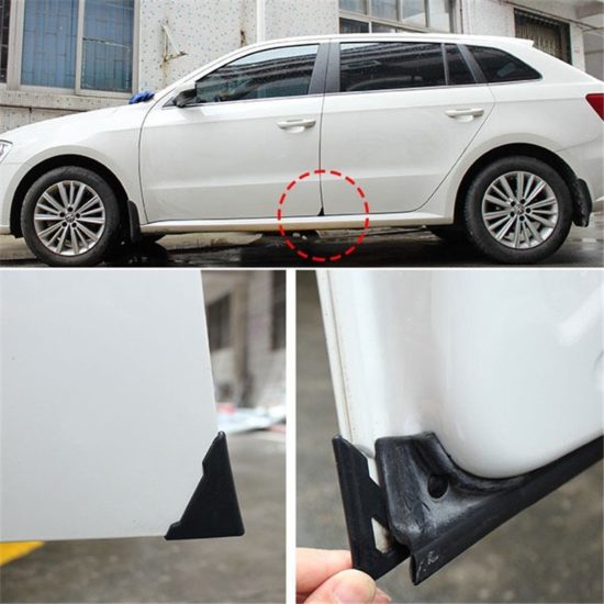 Silicone Car Door Corner Cover Protector Anti-Scratch Crash Protection 2 Piece