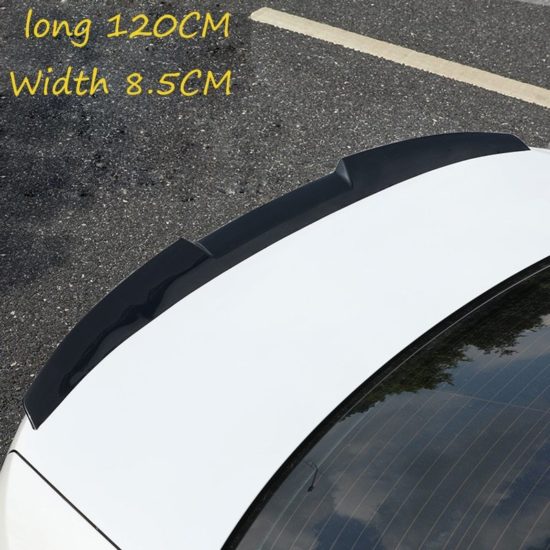 Universal Car Spoiler, Car Free Perforated Top Center Wing Decoration Fixed Wind - Image 2