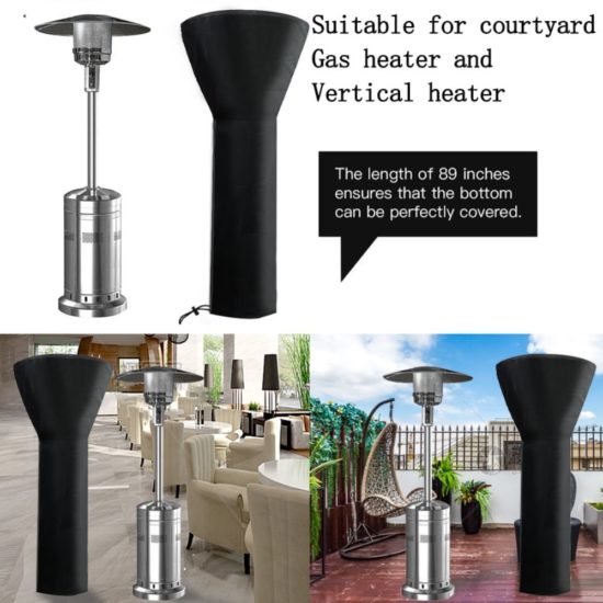 Patio Radiator Heater Protection Cover Waterproof Windproof Dustproof Vertical Universal Multi-Purpose Cover - Image 2