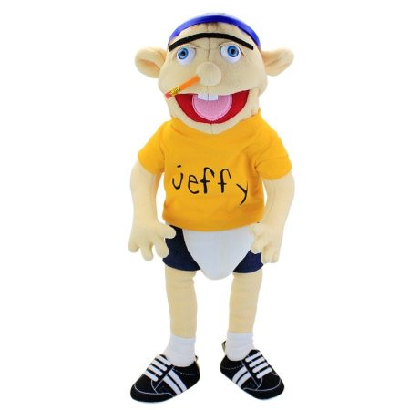 Jeffy The Hand Puppet Plush Toy 58cm Soft Stuffed Peluches Dolls Christmas Birthday Gift for Girls Kids