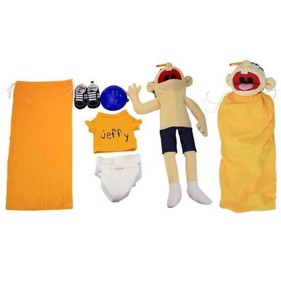 Jeffy The Hand Puppet Plush Toy 58cm Soft Stuffed Peluches Dolls Christmas Birthday Gift for Girls Kids - Image 3
