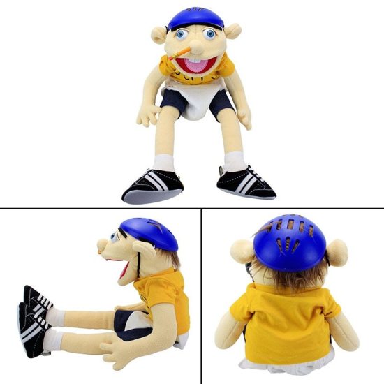 Jeffy The Hand Puppet Plush Toy 58cm Soft Stuffed Peluches Dolls Christmas Birthday Gift for Girls Kids - Image 2