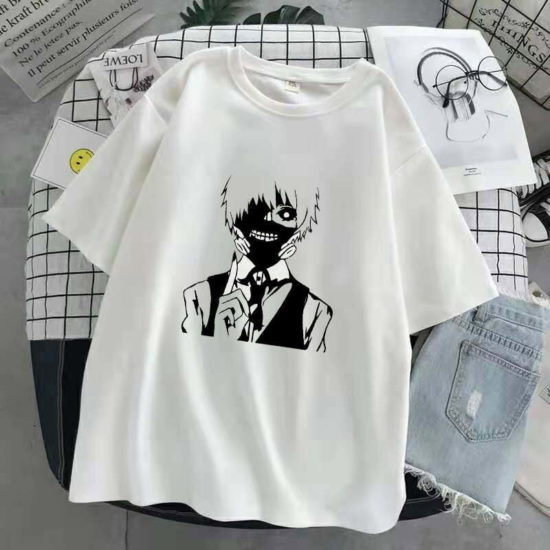 Oversized T-Shirt Anime Tokyo Ghoul Kaneki Ken Graphic Fashion Unisex - Image 2
