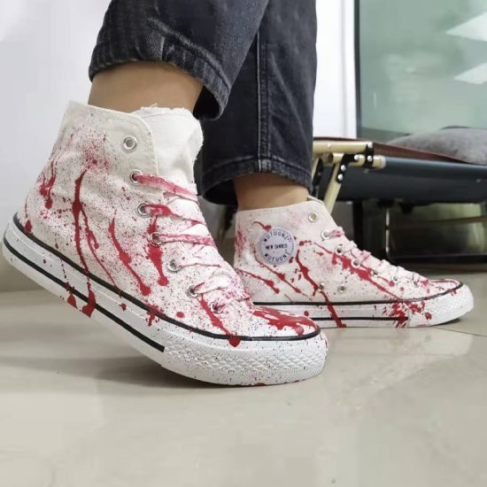 Blood Canvas Shoes Street Multicolor Spring Sneakers - Image 2