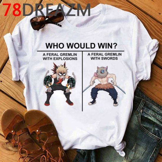 Demon Slayer T Shirt  Japanese Anime Kimetsu No Yaiba Demon Blade Top Unisex - Image 2