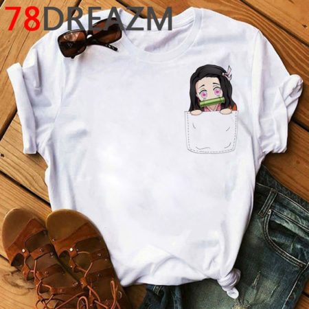 Demon Slayer T Shirt  Japanese Anime Kimetsu No Yaiba Demon Blade Top Unisex