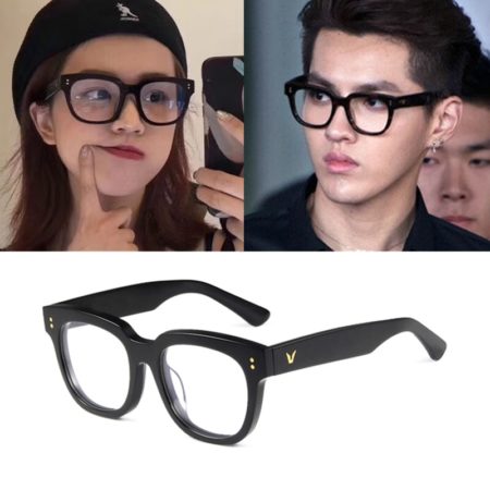 Anti Blue Light Glasses Square Frames Optical Frame Clear Glasses For Mens Women Accessories