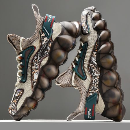 Breathable Sneakers New Design Bubble Running Shoes