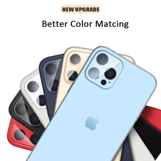 ⁦Back Camera Glass Lens Screen Protector Colourful For iPhone⁩ - الصورة ⁦2⁩