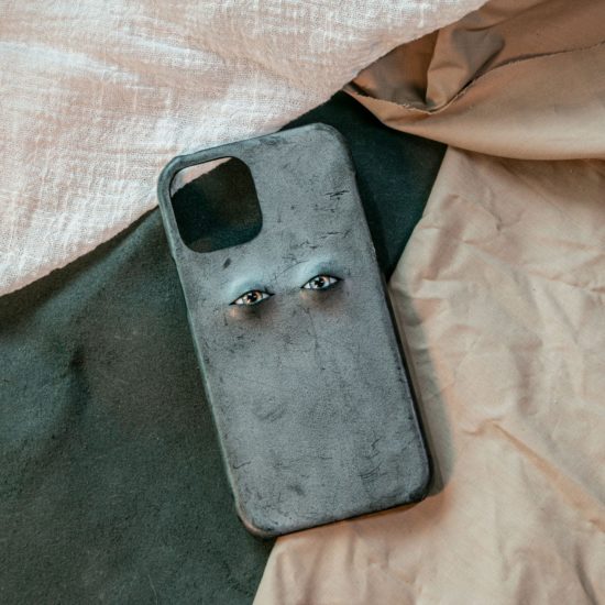 Heat Seeking Handmade Leather Phone Case for iPhone Samsung Antique Finish Design