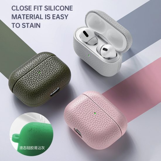 Leather Case For Airpods 3 / 2 / Pro Cowhide - Image 3