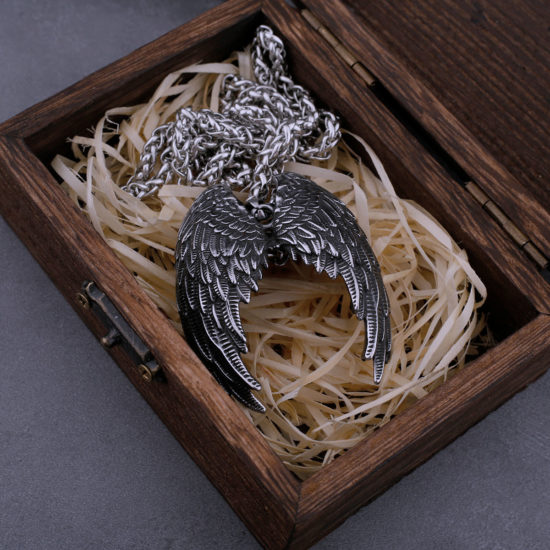 Viking Eagle Cuff Bracelet Gift Adjustable Open Tribal Wildlife Jewelry Indian Eagle Wing Bracelet+ - Image 2