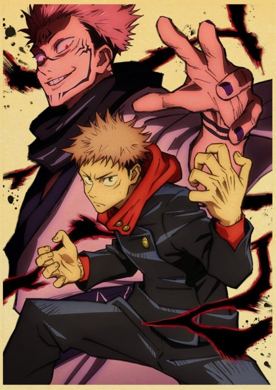 Anime Jujutsu Kaisen Posters Kraft Paper Vintage Wall Art Painting Study Home Living Room Decoration - Image 2
