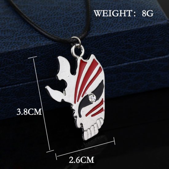 Anime BLEACH mask Necklace Trendy Fashion Statement New Design Punk Cosplay Gift - Image 2
