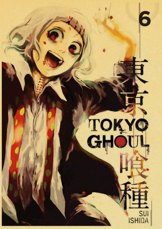 Tokyo Ghoul Anime Posters Kraft Paper Art Painting Bar Home Decoration Wall Decor - Image 3