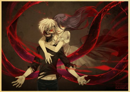 Tokyo Ghoul Anime Posters Kraft Paper Art Painting Bar Home Decoration Wall Decor - Image 2