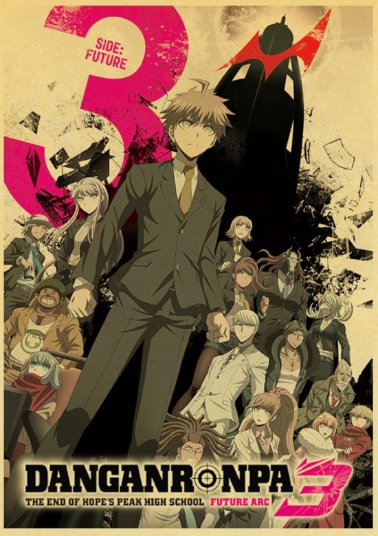 Anime Gmae Poster Danganronpa Kraft Paper Posters Home Room Wall Decor - Image 3