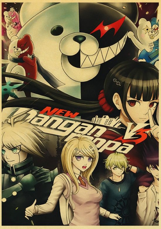 Anime Gmae Poster Danganronpa Kraft Paper Posters Home Room Wall Decor - Image 2