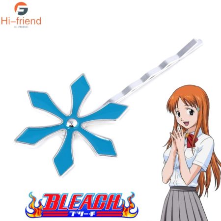 Anime Bleach Inoue Orihime Hairpin Headwear Cosplay Jewelry gift For Women