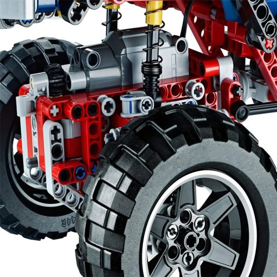 MOC RC 4x4 Crawler Urban Buggy Racing 1584PCS winch technology Toy Blocks - Image 3