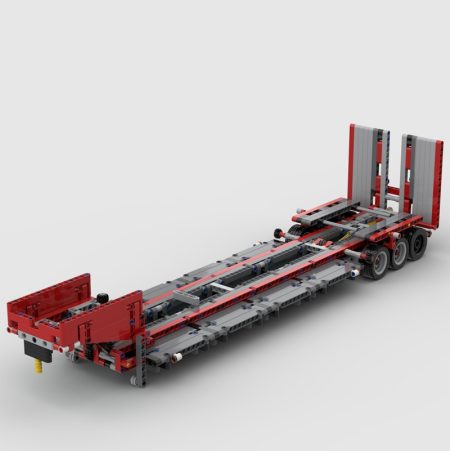 Engineering Container tractor dump Low Loader Trailer Hooklift Semi Trailer technology DIY