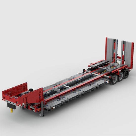 Engineering Container tractor dump Low Loader Trailer Hooklift Semi Trailer technology DIY