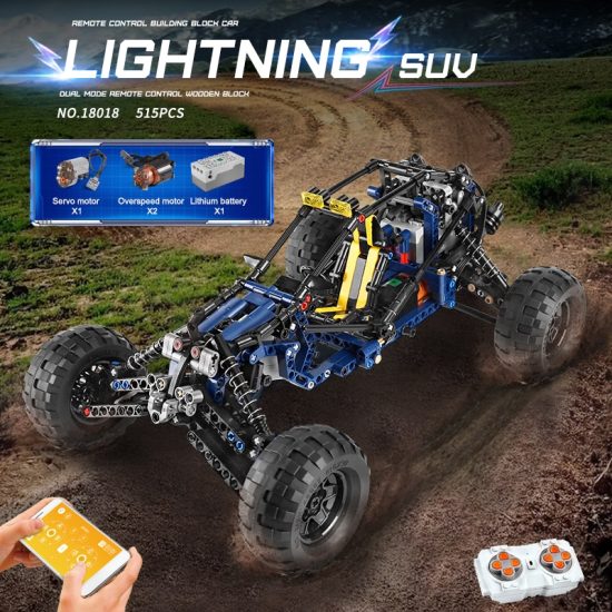 Technical Climbing Car The MOC-3028 lightning APP Remote Control Car Model Bricks - Image 2