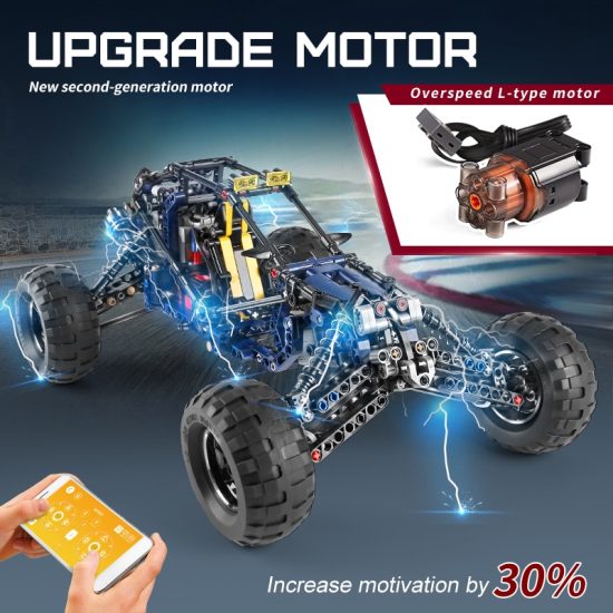 Technical Climbing Car The MOC-3028 lightning APP Remote Control Car Model Bricks - Image 3