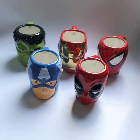 Ceramic Cup Avengers Spiderman Iron Man Milk Coffee Water Mug Office Home Children Gifts - Image 2