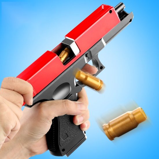 Toy Pistol Plastic EVA Foam Darts Air Bullets Simulation Model Beginner Aim Training Gift - Image 2