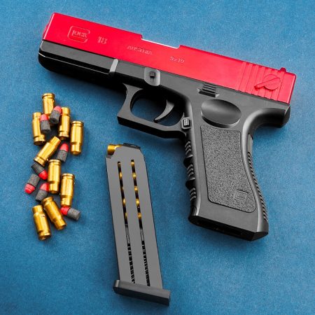 Toy Pistol Plastic EVA Foam Darts Air Bullets Simulation Model Beginner Aim Training Gift