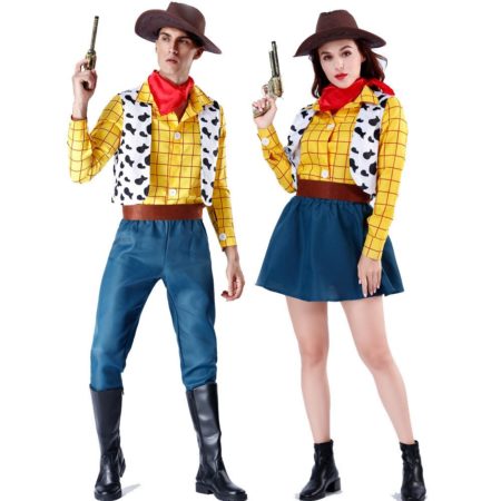 Couple Woody Cowboy Cosplay Costume Adult