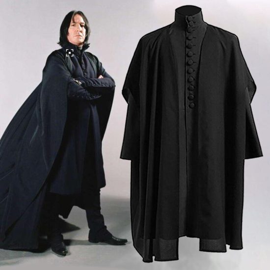 Harris School of Magic Cosplay Professor Snape Clothes Cos Costume Porter Theme