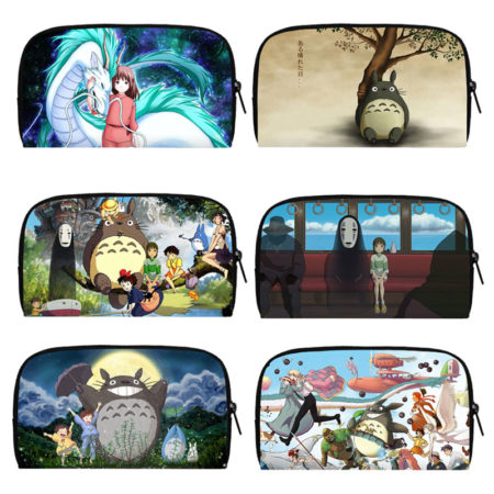 Anime Totoro Wallet Boys Girls Cute Money Coin Bag Cell Phone Holder Leisure Clutch Long Wallets