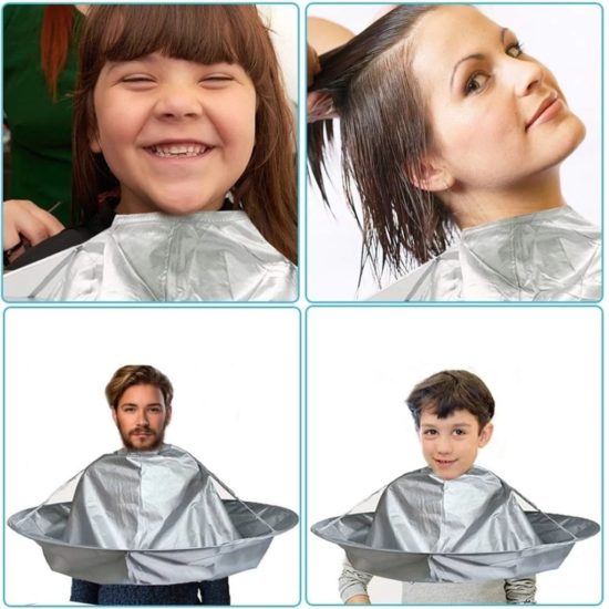 Creative DIY Aprons Hair Cutting Cloak Salon Barber Stylist Hairdressing Barber Capes Cover Haircut Protector - Image 4