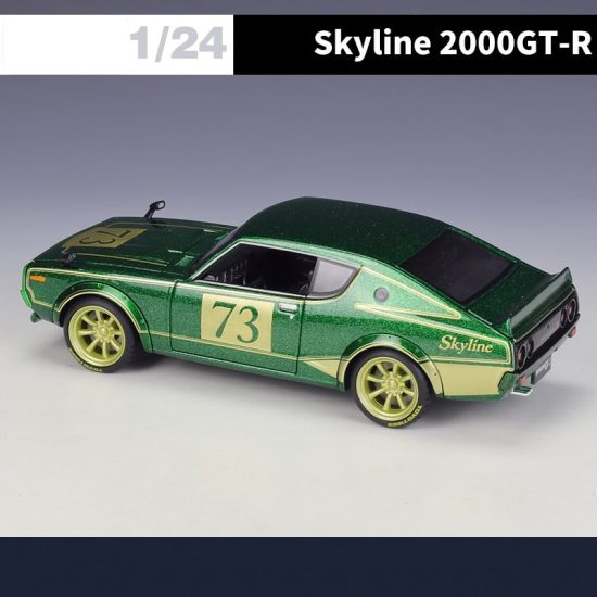 Nissan Skyline 2000 GT-R 1973 Supercar Alloy Car Model Diecasts&Toy Vehicles Collect gifts - Image 2