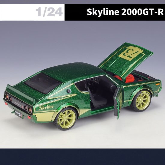Nissan Skyline 2000 GT-R 1973 Supercar Alloy Car Model Diecasts&Toy Vehicles Collect gifts - Image 3