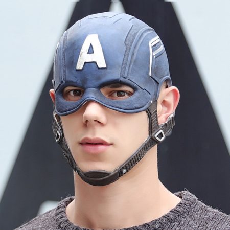 Anime Captain America Masks Helmet Superhero Kids Adult Party Costumes
