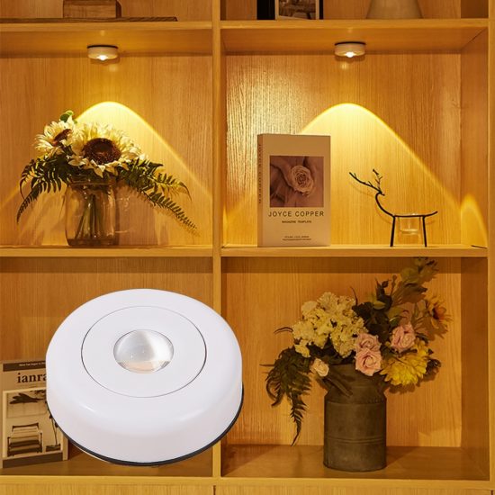 LED Cabinet Lights Stick On Wall Sunset Battery Powered Touch Lamp for Kitchen Bedroom - Image 2